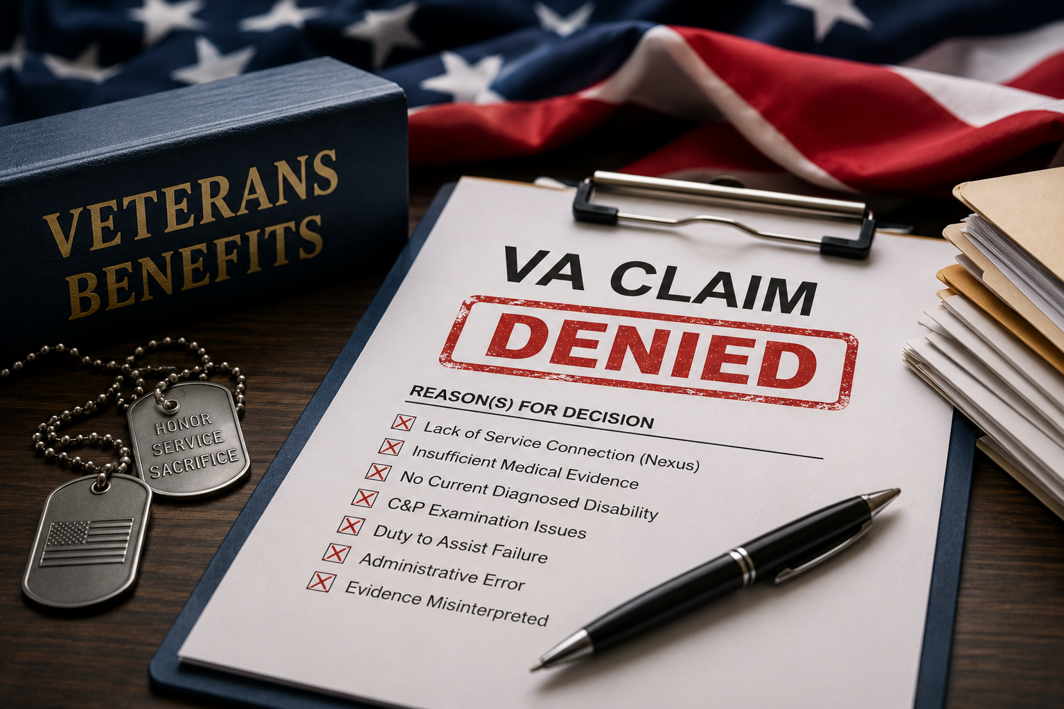 Common Reasons VA Disability Claims Are Denied